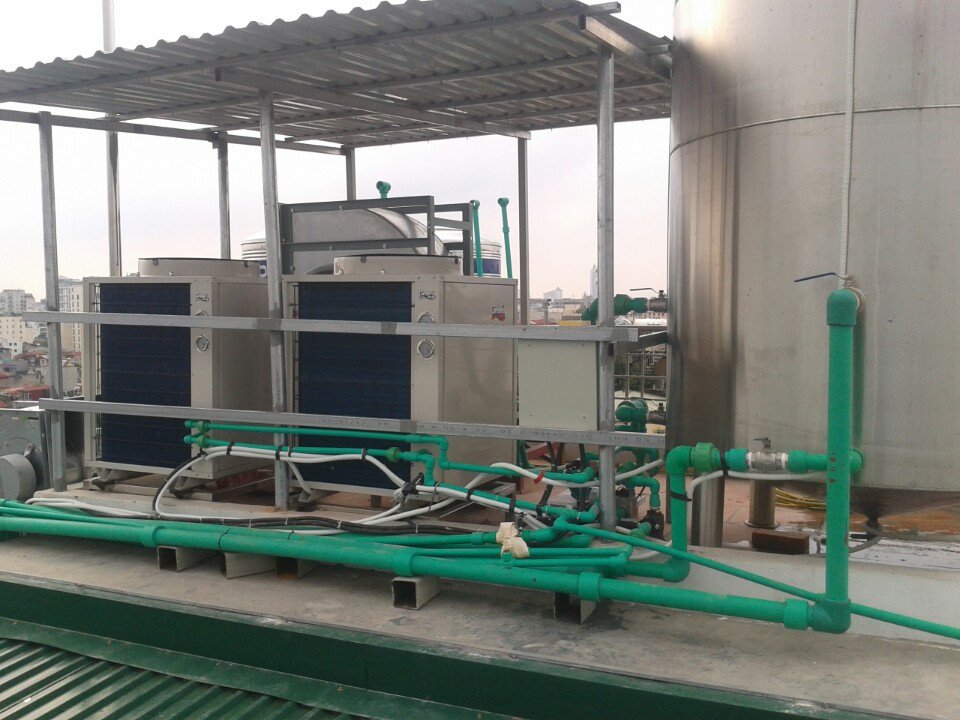 Hệ thống máy gia nhiệt nước nóng Heat Pump giá tốt tại Thái Bình - Ảnh 1