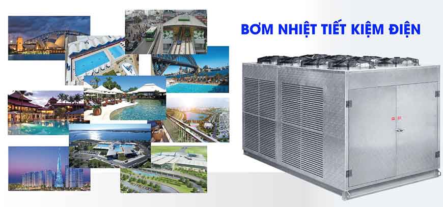 Tư vấn-  lắp đặt hệ thống máy nước nóng trung tâm Heat Pump cho các dự án công trình xây dựng tại Quảng Ninh