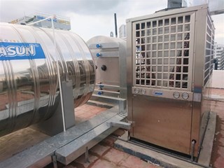 Hệ thống máy gia nhiệt nước nóng Heat Pump giá tốt tại Hải Phòng