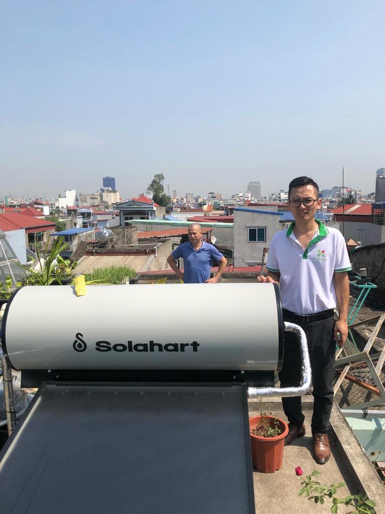 Solahart Sunheat 150L - Máy nước nóng năng lượng mặt trời đến từ Úc