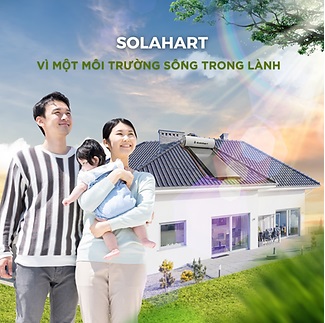 Tiết kiệm điện năng với máy nước nóng năng lượng mặt trời Solahart Sunheat