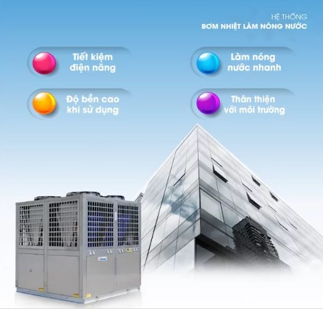 Tiết kiệm năng lượng hiệu quả khi sử dụng máy bơm nhiệt Heat Pump