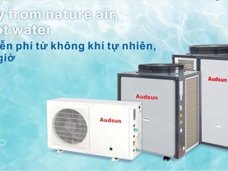 Máy bơm nhiệt nước nóng Audsun tại Hà Nội