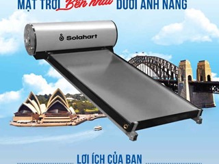Máy nước nóng năng lượng mặt trời Solahart - Giải pháp tiết kiệm năng lượng hiệu quả