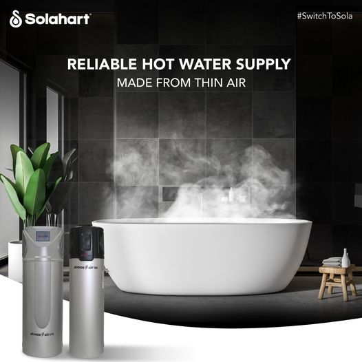 Máy bơm nhiệt Solahart Atmos-Air 270L - máy nước nóng thông minh, hiệu quả đến từ Úc