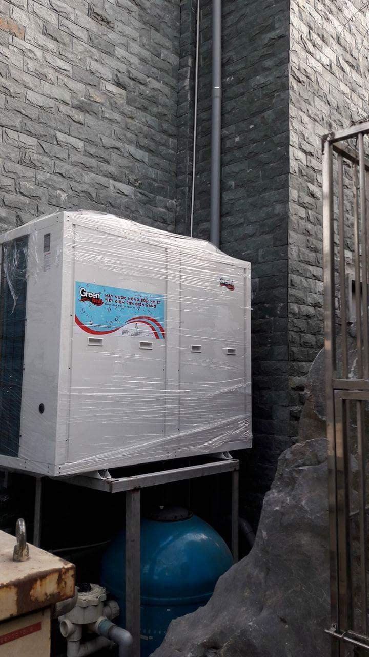 Lắp đặt máy bơm nhiệt không khí-Máy bơm nhiệt gia đình giá tốt tại Hải Phòng