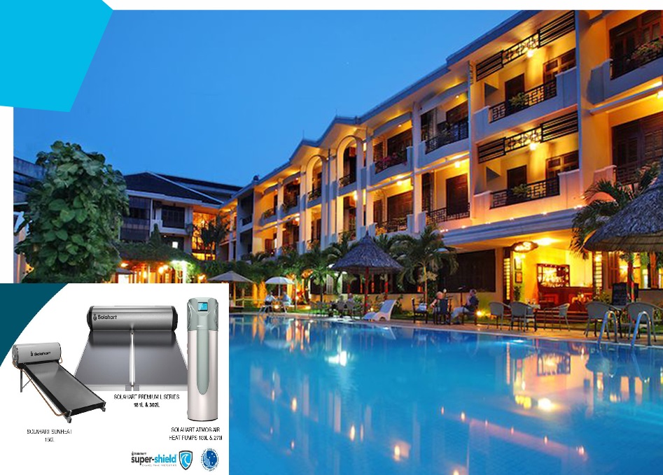 Cung cấp nước nóng cho biệt thự với hệ thống máy bơm nhiệt Heat Pump