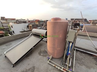 Thi công lắp đặt máy nước nóng năng lượng mặt trời Solahart tại Hải Phòng