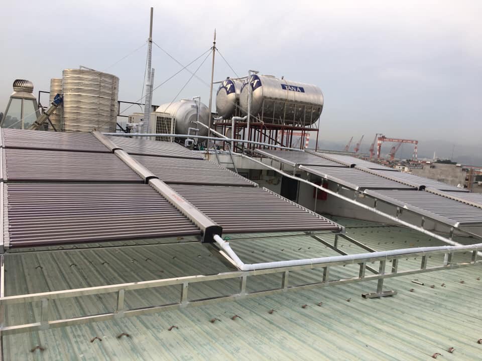 Lắp đặt hệ thống nước nóng trung tâm heat pump tại Hải Dương