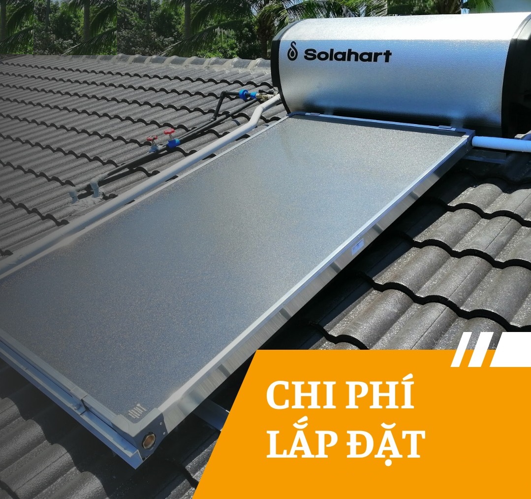 Chi phí lắp đặt máy nước nóng năng lượng mặt trời Solahart tại Hải Phòng