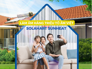 Máy Nước Nóng Solahart Sunheat - Hệ thống MNNNLMT dành cho gia đình