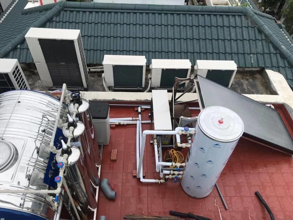 Máy nước nóng bơm nhiệt công nghiệp HeatPump an toàn - tiết kiệm năng lượng hiệu quả 70 - 80 %